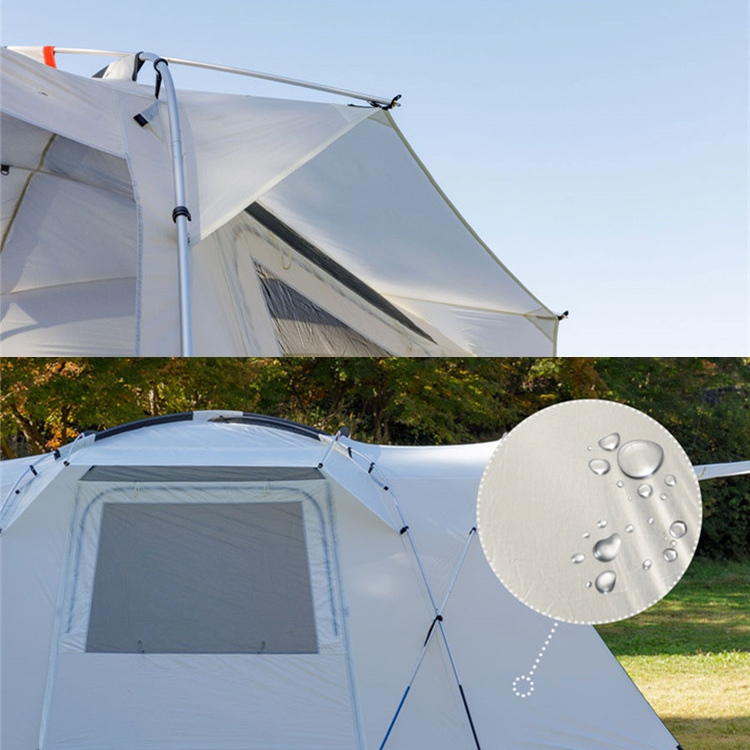 Luxury Tunnel Camping Tent with Two Rooms and a Living Room - Image 3