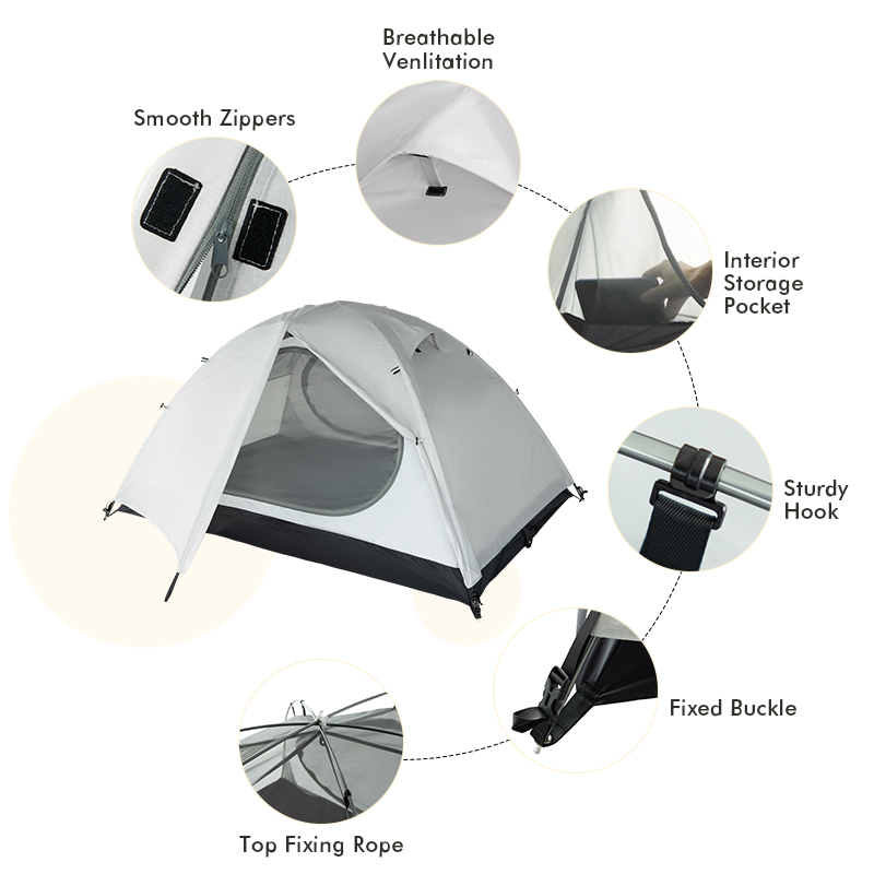 Ultralight Backpacking Outdoor Camping Tent - Image 4