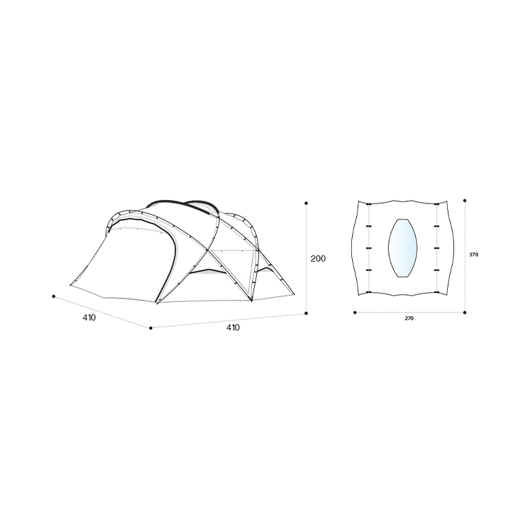 Instant Automatic Camping Tent for Multiple Campers - Ultralight Design - Image 4
