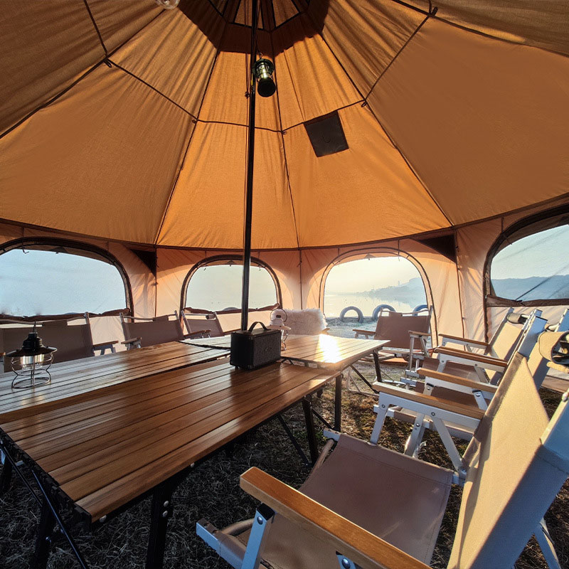 Glamping Mongolian Canvas Tent for Garden Hotel Resort Yurt - Image 2