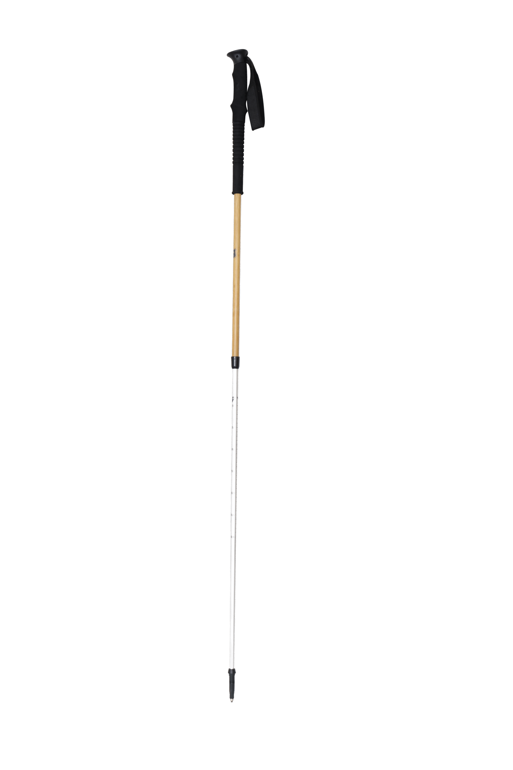 Duralumin Aluminum With Bamboo skin Lightweight Trekking Hiking Poles - Image 6
