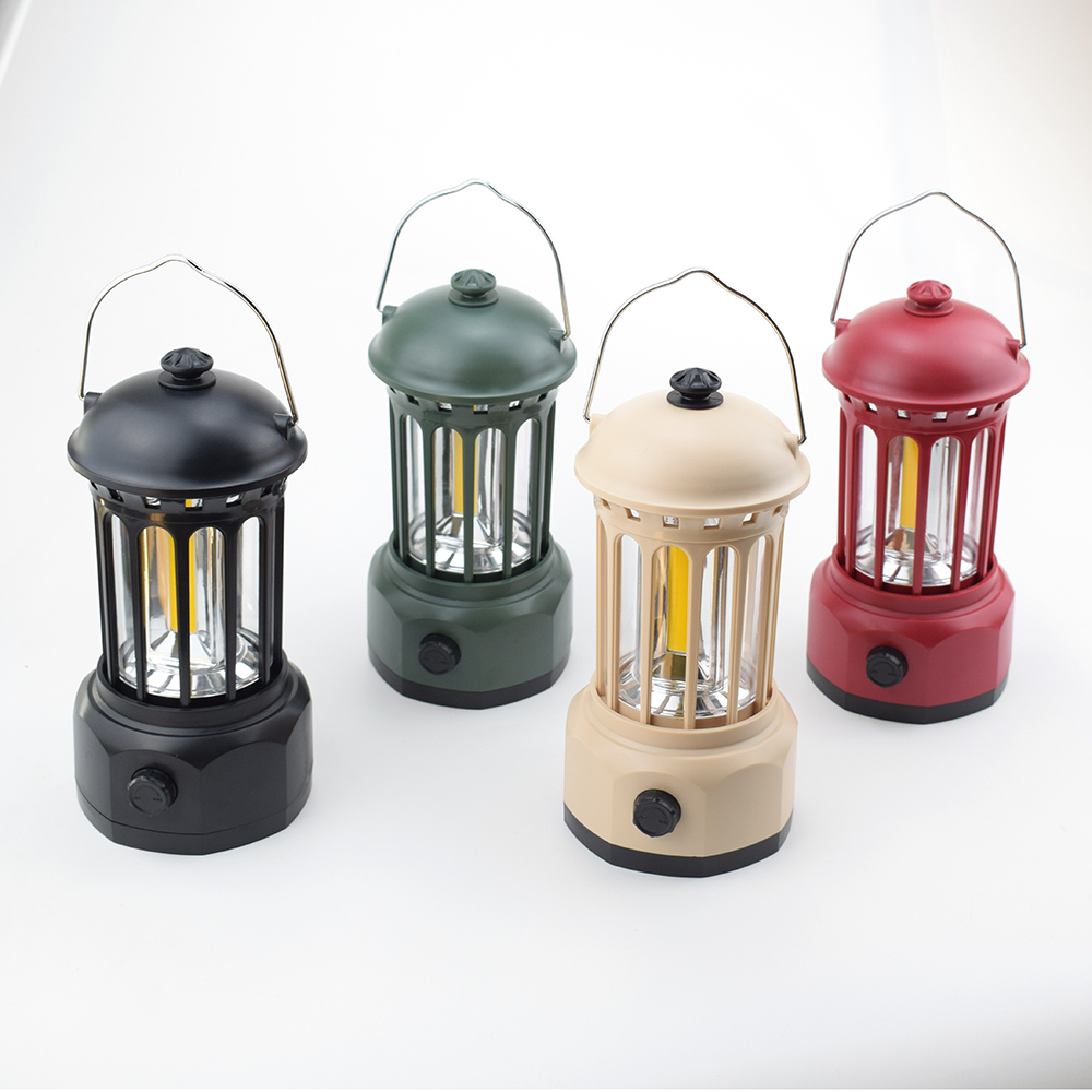 Outdoor Portable Rechargeable Camping Lantern - Retro LED Camping Light - Image 2