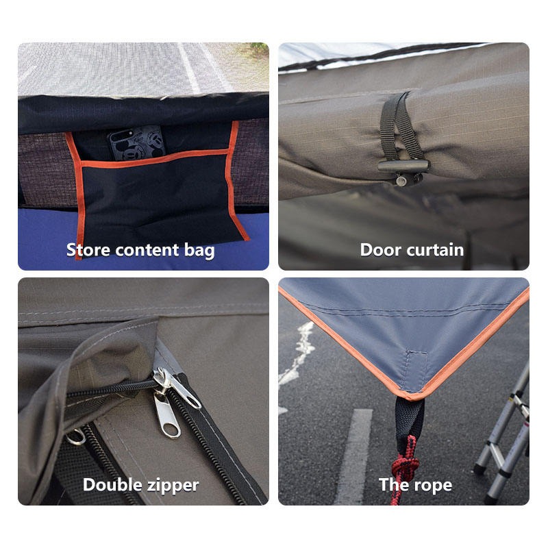 Hard Side Opening Car Roof Top Tent Protection Shower Tent 4X4 Over Land - Image 4